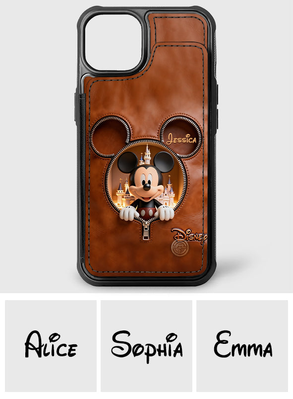Magical Moments - Personalized Mouse Fully Printed Wallet Phone Case