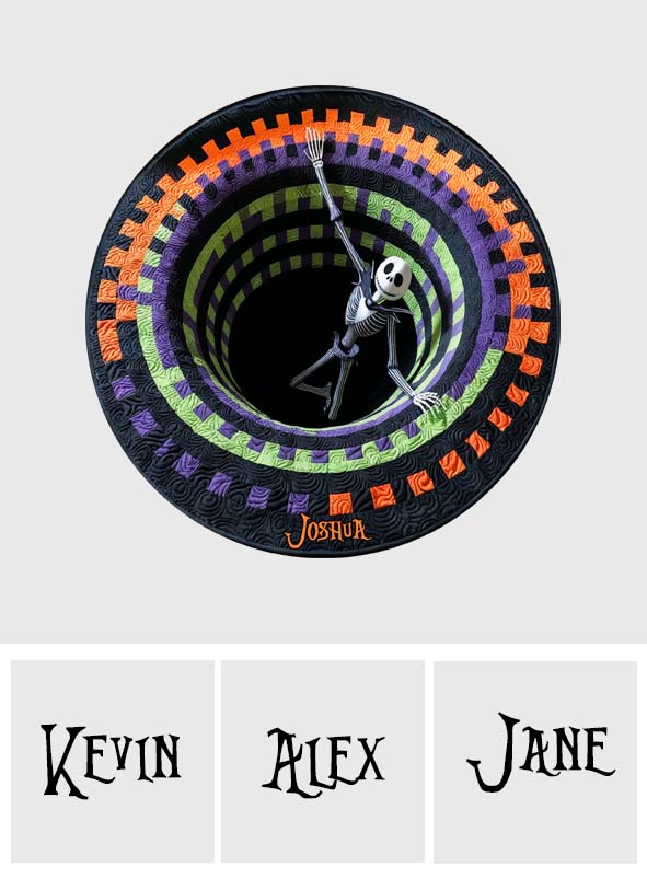 Hello Darkness My Old Friend - Personalized Nightmare Round Rug