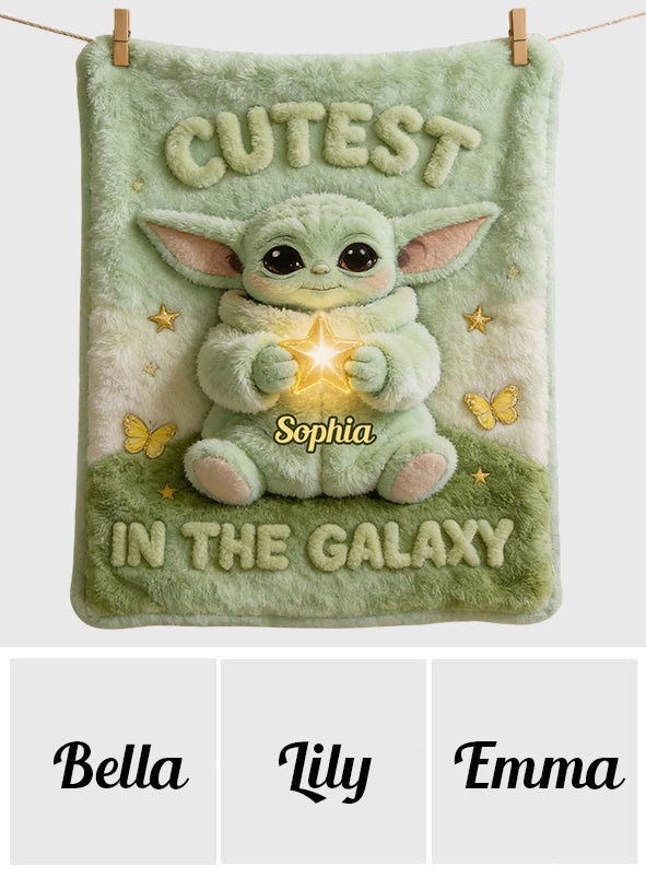 Cute Baby - Personalized The Force Blanket
