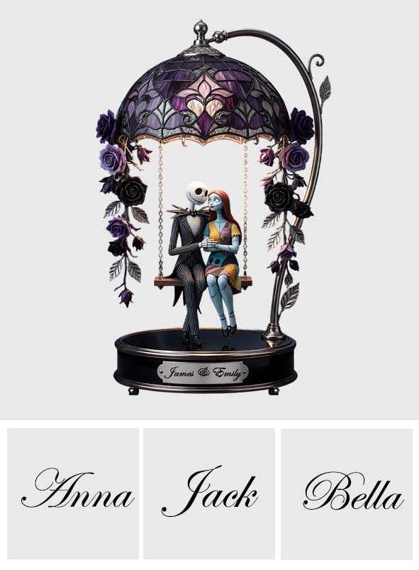 You & Me - Personalized Nightmare Acrylic LED Night Light