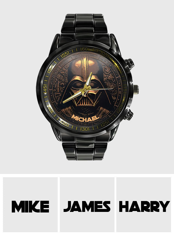 Hello Darkness - Personalized The Force Hand Watch