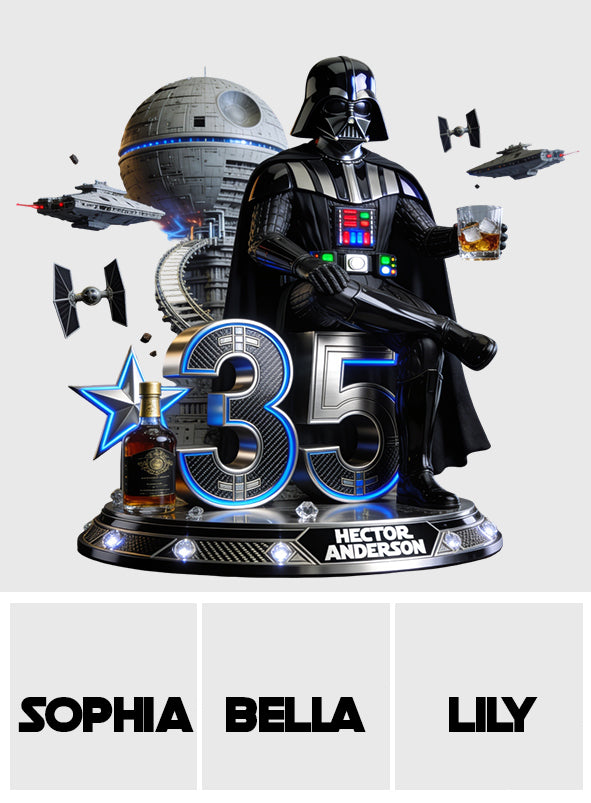 The Force Birthday Gift - Personalized The Force Custom Shaped Acrylic Plaque