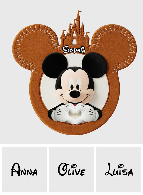 Magical Moments - Personalized Mouse Shaped Doormat/ Rug