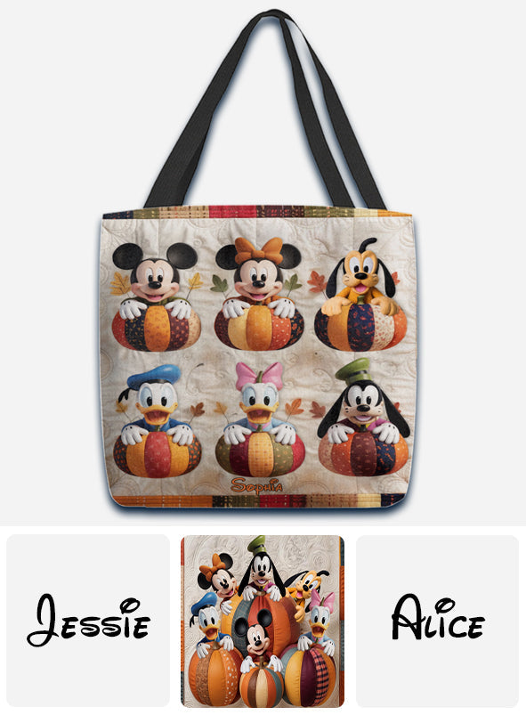 It's The Most Wonderful Time Of The Year - Personalized Mouse Tote Bag