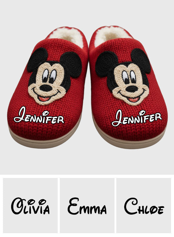 Magical Friends - Personalized Mouse Slippers