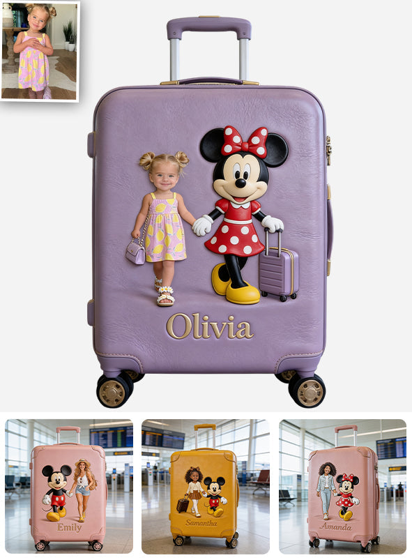 Magical Travel Buddy - Personalized Mouse Luggage Cover