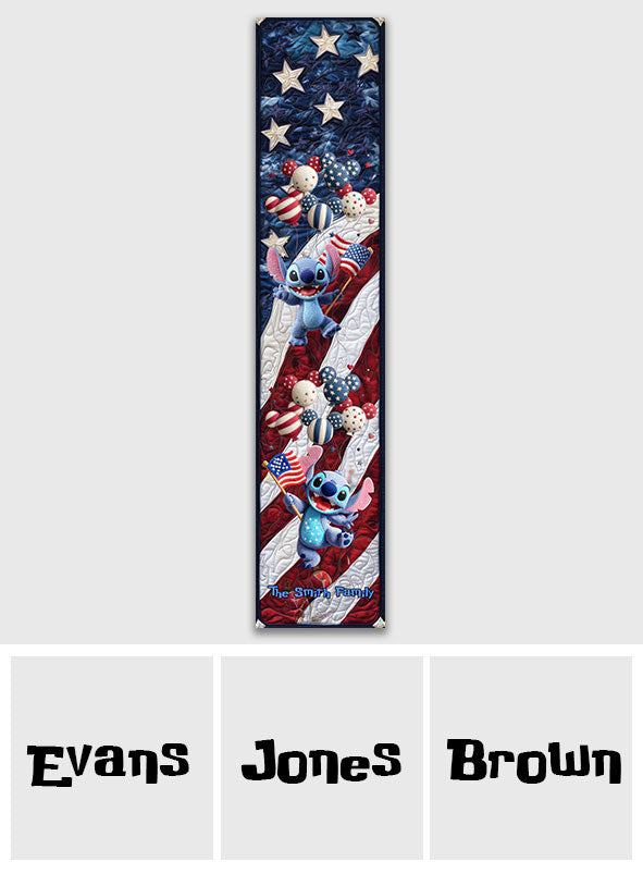 Stars And Stripes - Personalized Ohana Table Runner