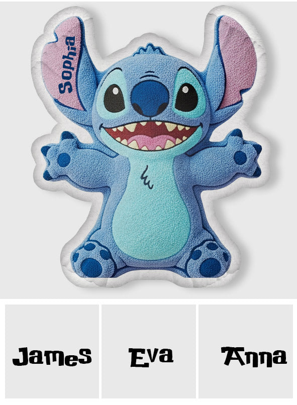 Ohana Means Family - Personalized Ohana Shaped Pillow
