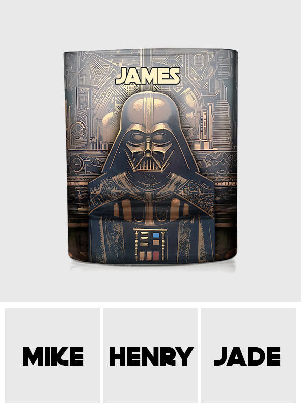 Hello Darkness - Personalized The Force Whiskey Glass