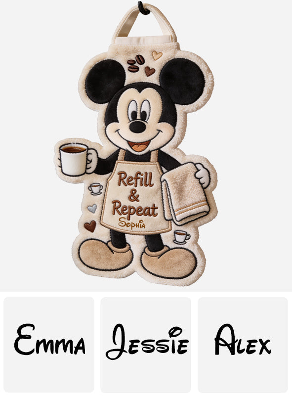 Refill & Repeat - Personalized Mouse Hand Towel