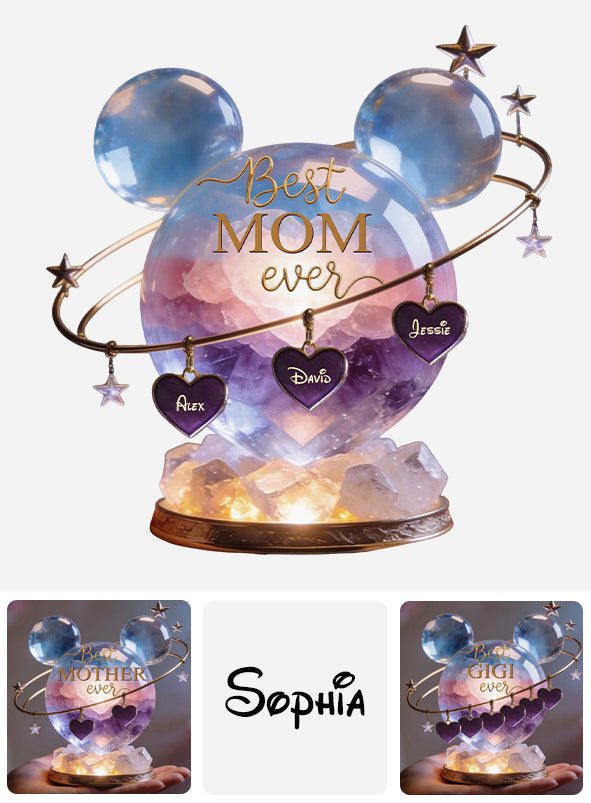 Best Nana Ever - Personalized Mouse Custom Shaped Acrylic Plaque