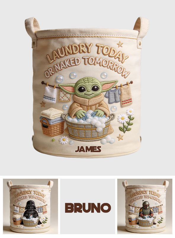 Laundry Today - Personalized The Force Storage Basket