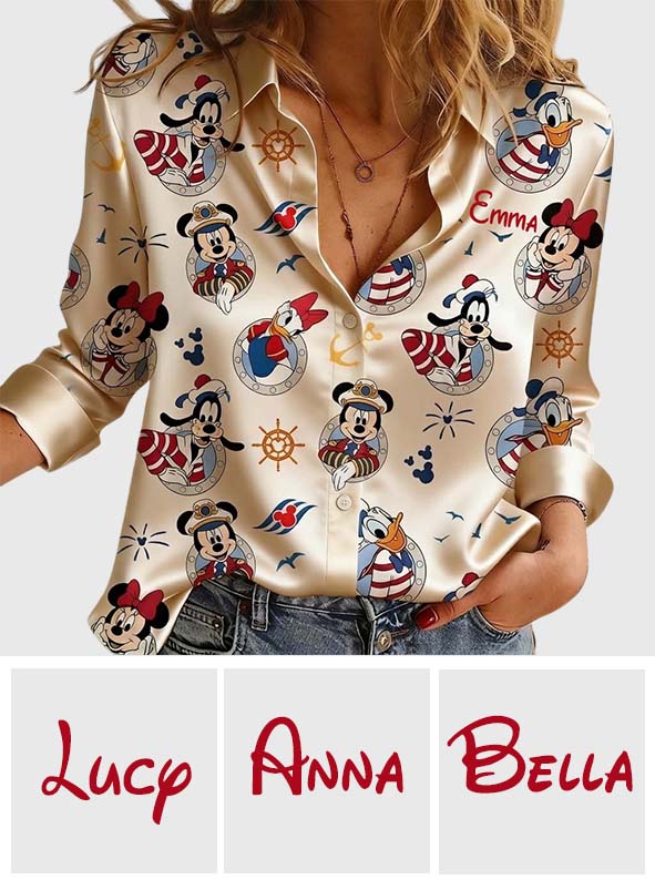 Cruise Time - Personalized Dream Cruise Button-Up Shirt