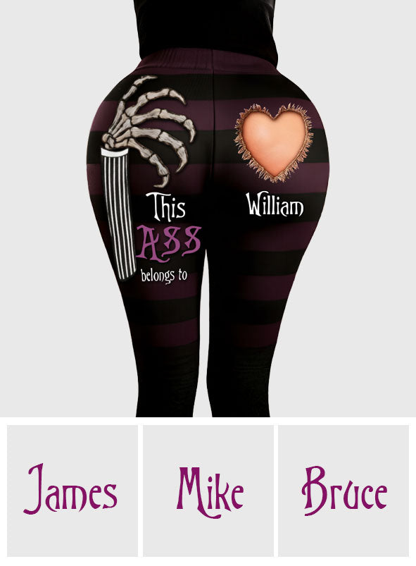This Ass Belongs To - Personalized Nightmare Leggings