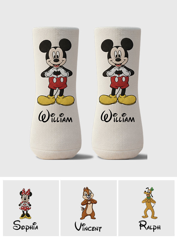 Magical Friends - Personalized Mouse Socks