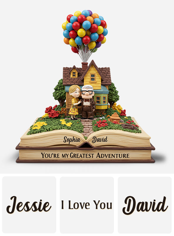 You're My Greatest Adventure - Personalized Mouse Custom Shaped Acrylic Plaque
