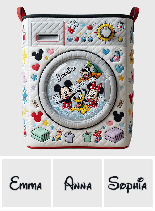 Funny Mouse Ears Washing Machine Basket - Personalized Mouse Storage Basket