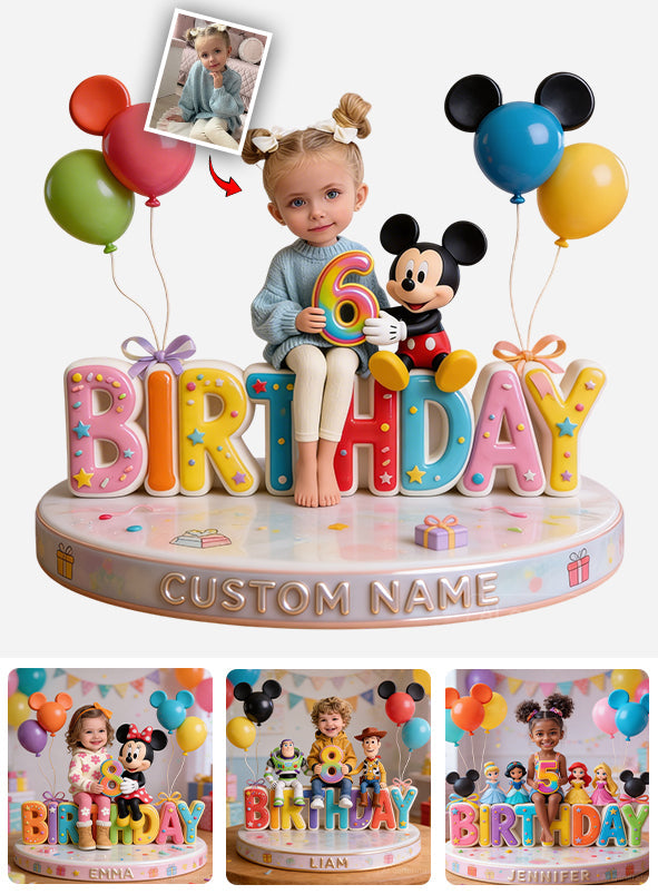 Custom Any Photo - Personalized Kid Custom Shaped Acrylic Plaque