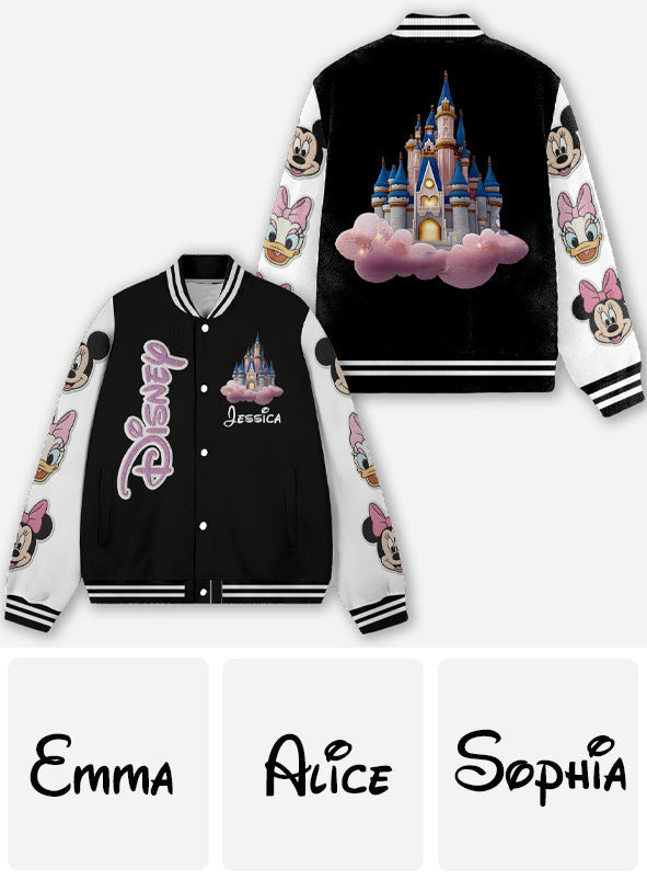 Magical World - Personalized Mouse Varsity Jacket