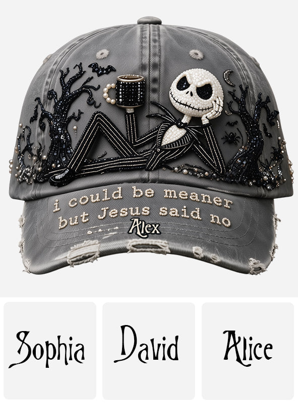 I Could Be Meaner - Personalized Nightmare Classic Cap