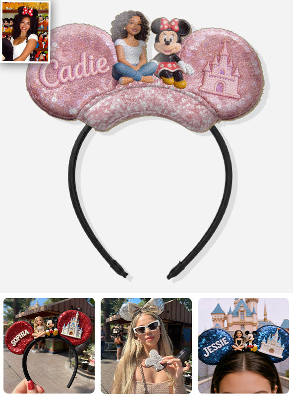 Magical Trip - Personalized Dream Trip Shaped Leather Headband