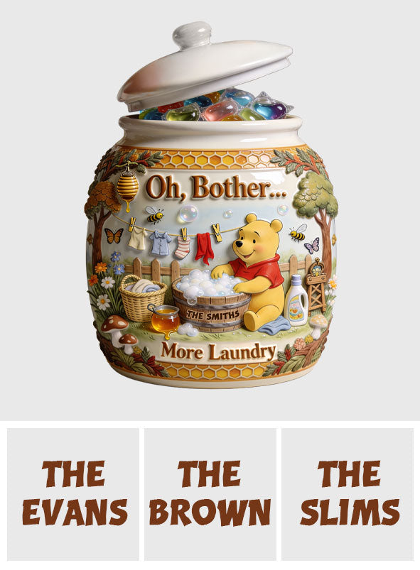 Oh, Bother.. More Laundry - Personalized Yellow Bear Laundry Pods