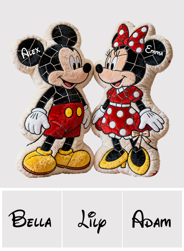 You & Me We Got This - Personalized Mouse Shaped Pillow