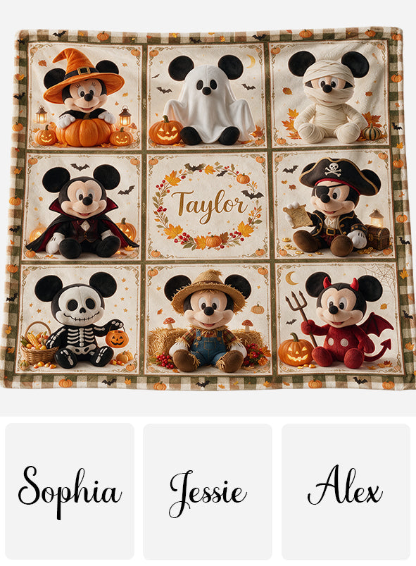 Spooky Magical Friend - Personalized Mouse Blanket