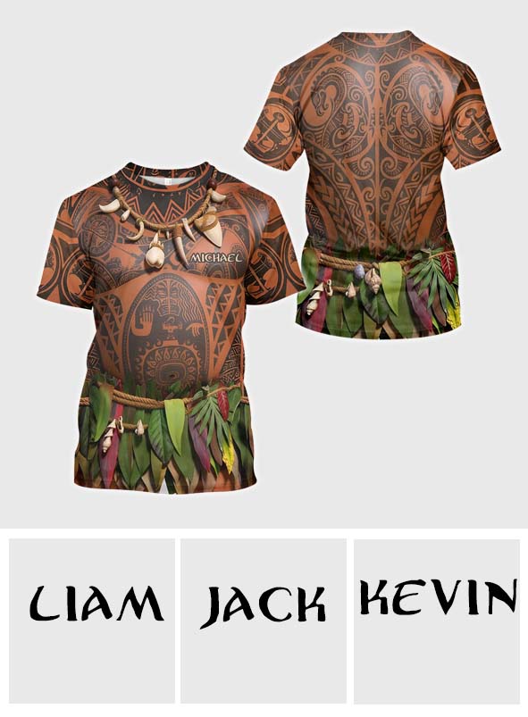 Funny Aloha Hero Costume - Personalized Hawaii Movie All Over Shirt
