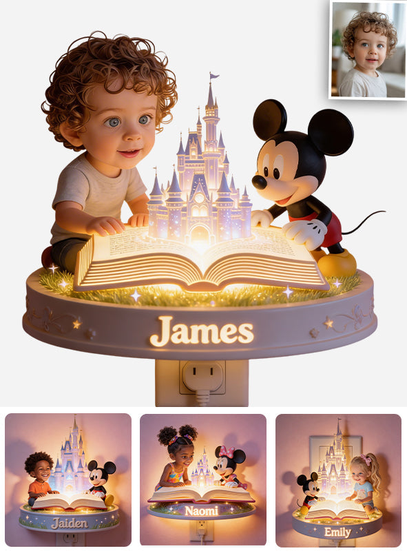 Custom Any Photo - Personalized Dream Trip Acrylic Plug-In Night Light