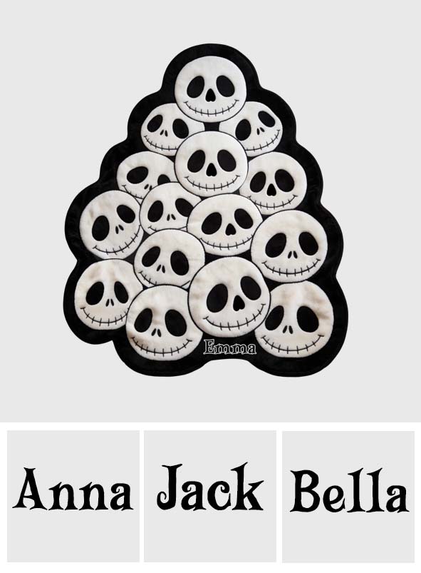 Spooky Faces, Cozy Nights - Personalized Nightmare Shaped Fleece Blanket