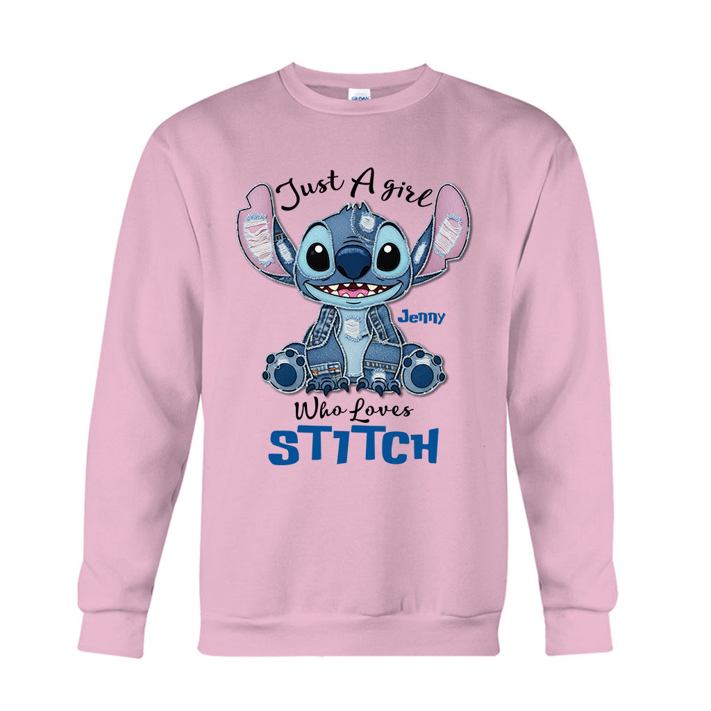 Just A Girl Who Loves Ohana - Personalized Ohana T-shirt And Hoodie