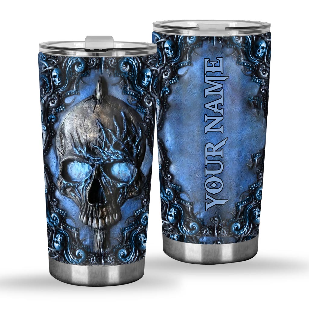Love Skulls - Personalized Skull Tumbler