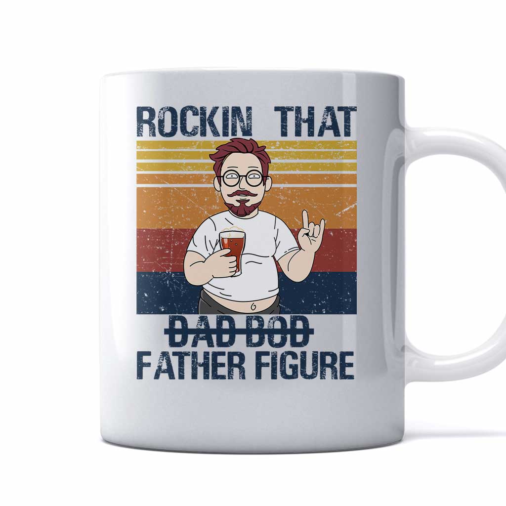 Rockin' That Father Figure - Personalized Father's Day Mug