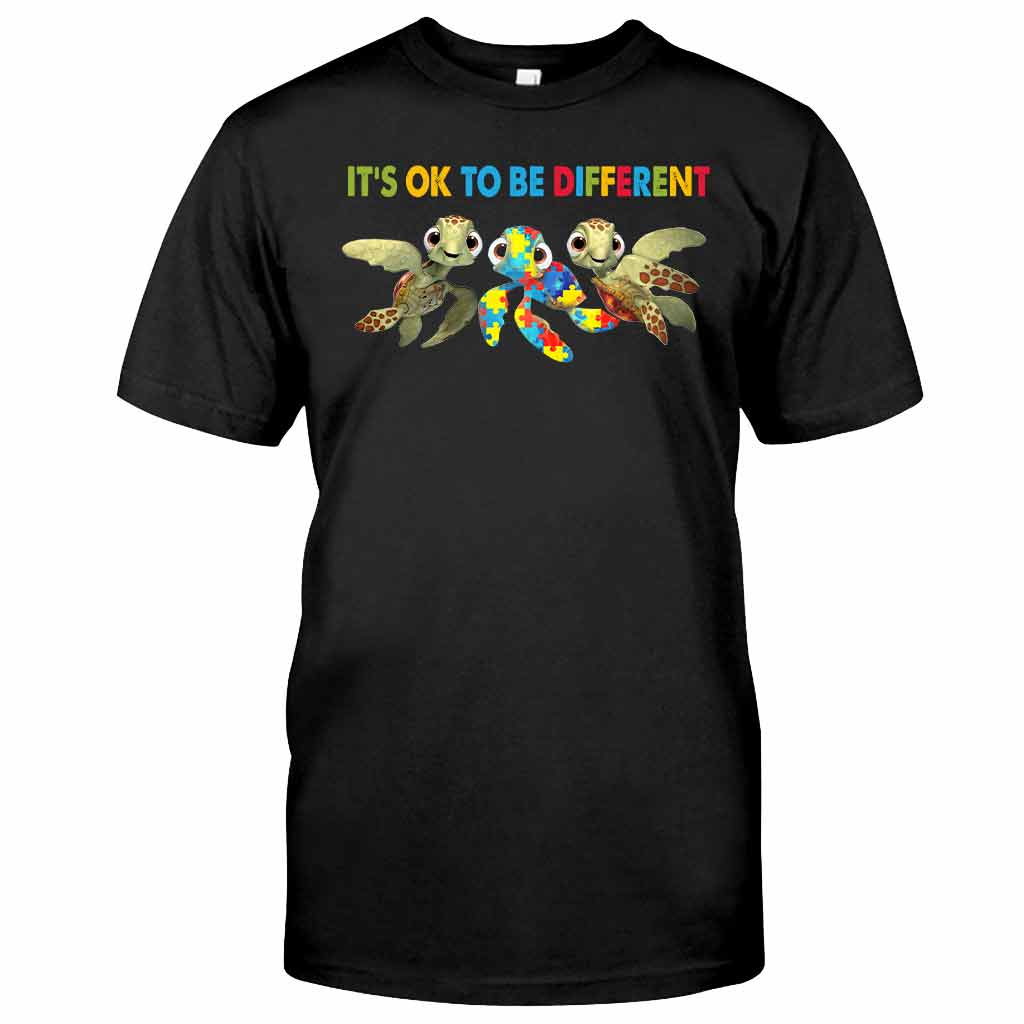 It's Ok To Be Different - Autism Awareness T-shirt And Hoodie 062021