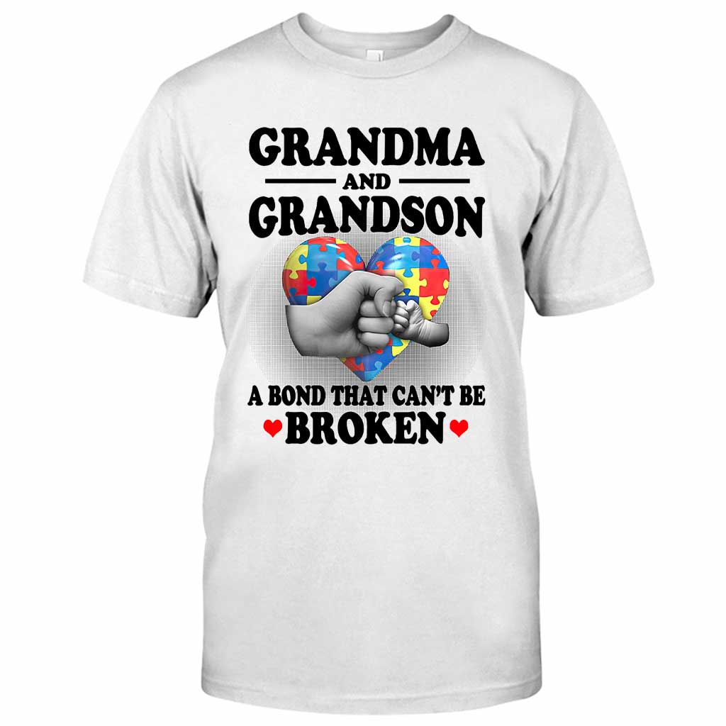 Grandma And Grandson - Autism Awareness T-shirt And Hoodie 062021