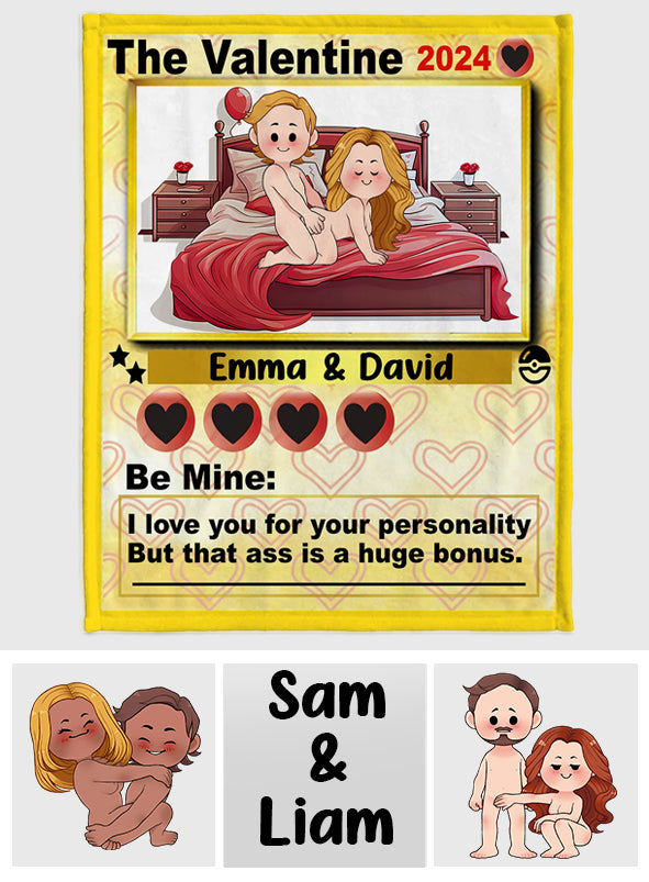 I Choose You - Personalized Couple Blanket