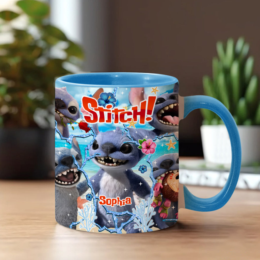 Ohana Means Family - Personalized Ohana Accent Mug