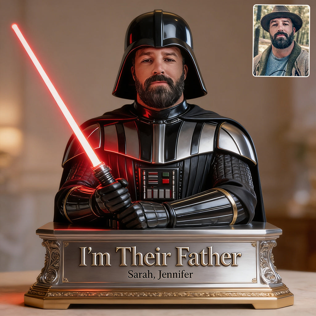 I'm Their Father - Personalized The Force Custom Shaped Acrylic Plaque