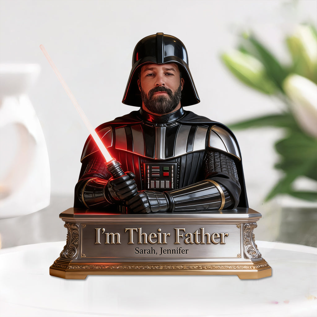 I'm Their Father - Personalized The Force Custom Shaped Acrylic Plaque