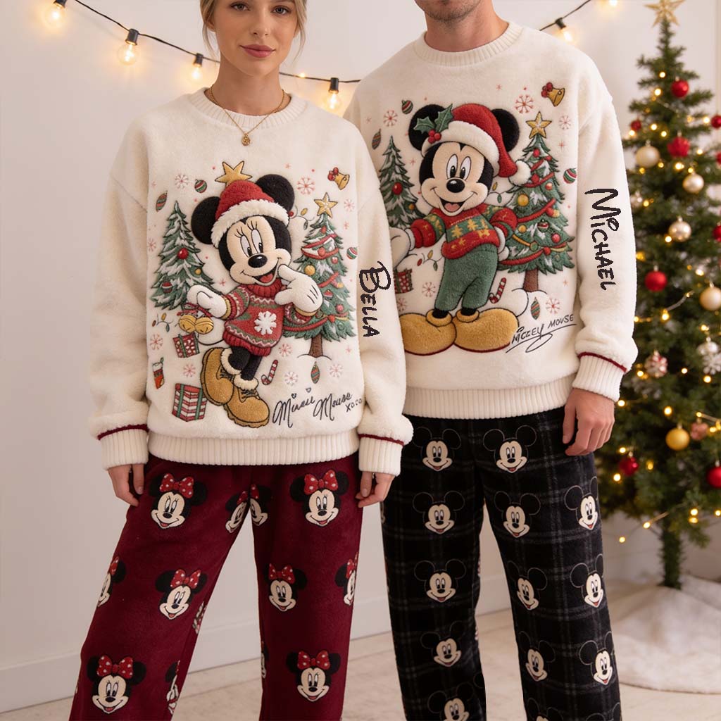 You & Me We Got This - Personalized Mouse Fleece Lounge Set