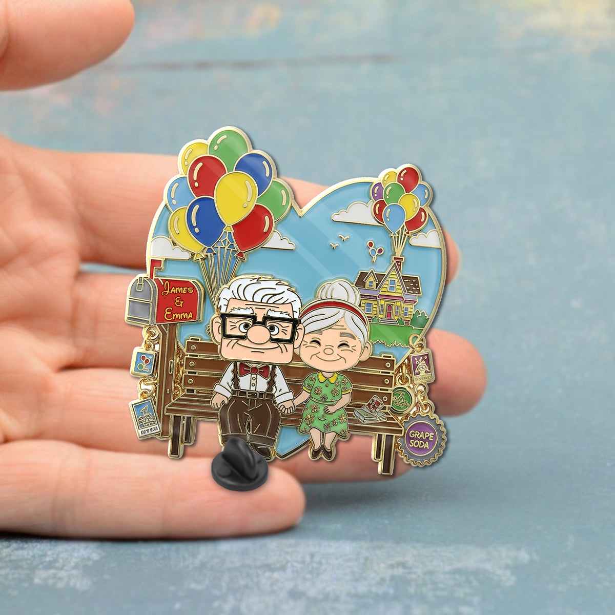 You're My Greatest Adventure - Personalized Couple Pin