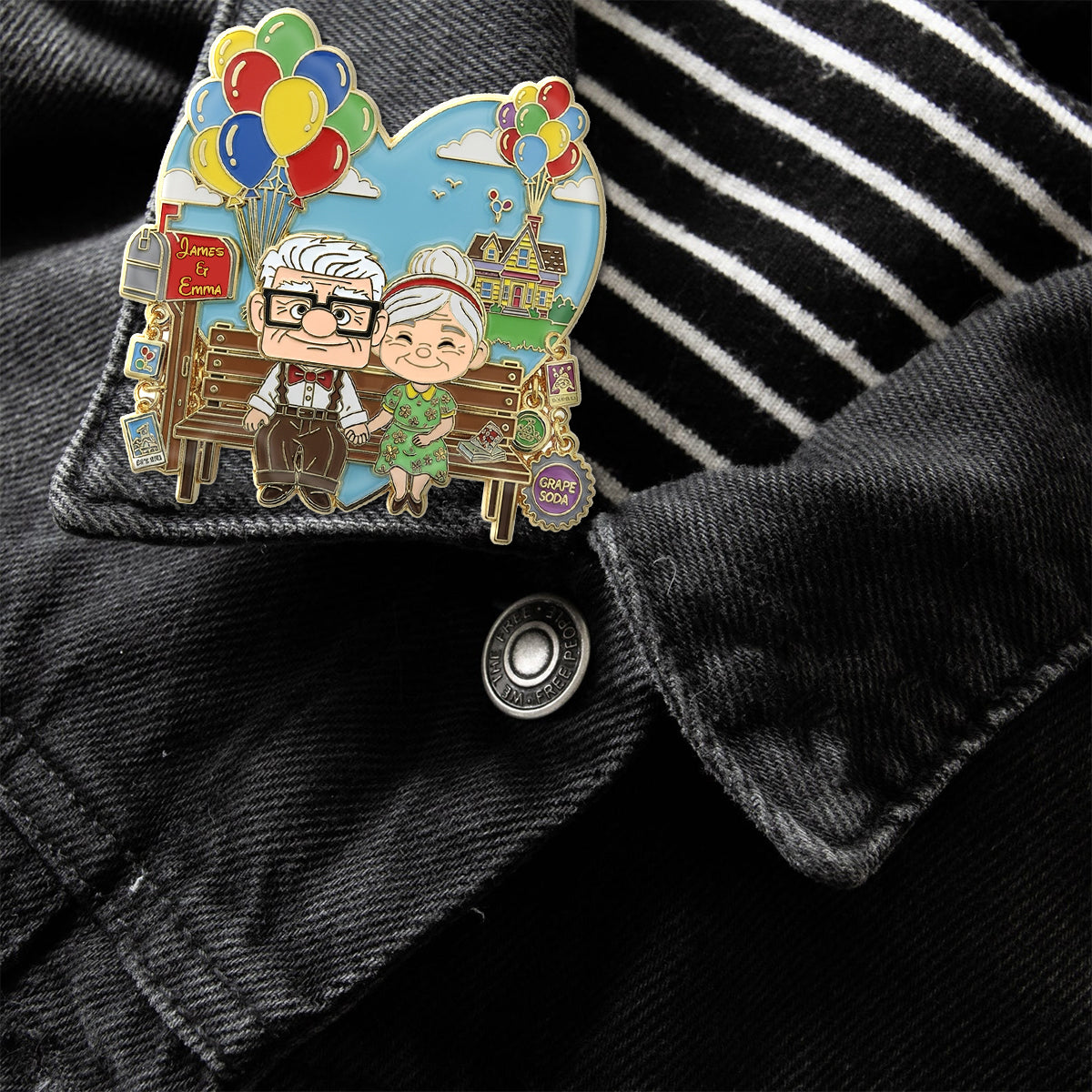 You're My Greatest Adventure - Personalized Couple Pin