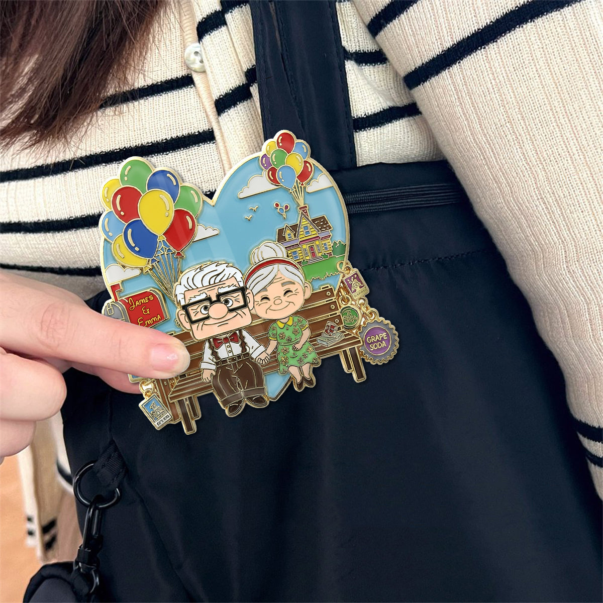 You're My Greatest Adventure - Personalized Couple Pin