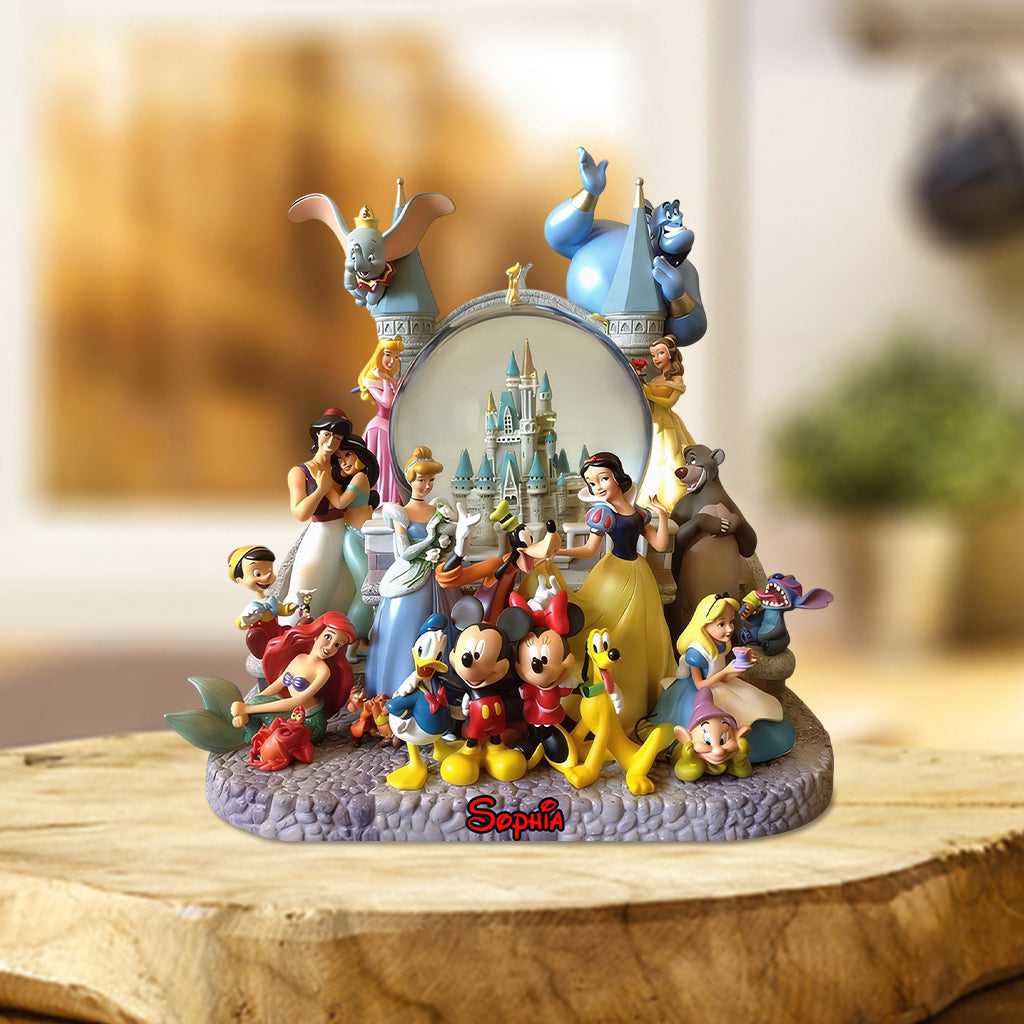 Magical Castle - Personalized Dream Trip Custom Shaped Acrylic Plaque