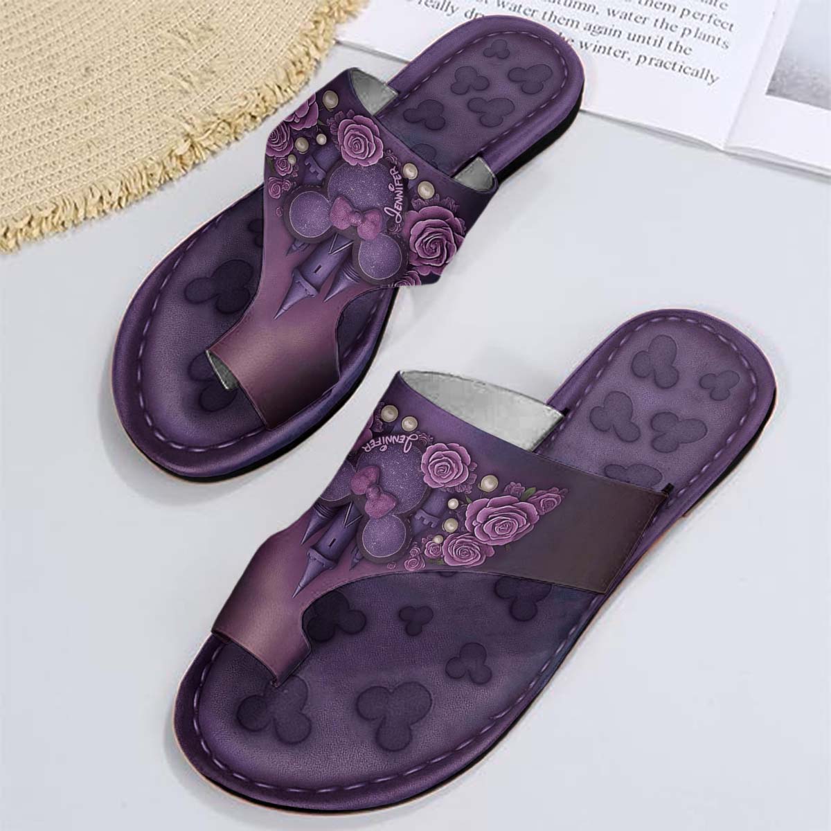 Magical World - Personalized Mouse Open Toe Sandals