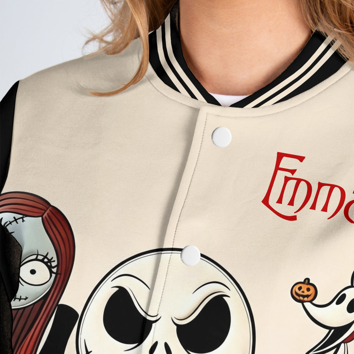 Nightmare Characters - Personalized Nightmare Varsity Jacket