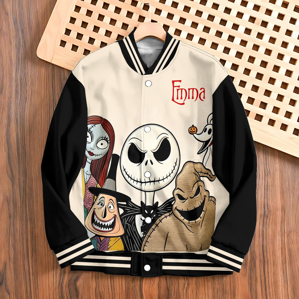 Nightmare Characters - Personalized Nightmare Varsity Jacket