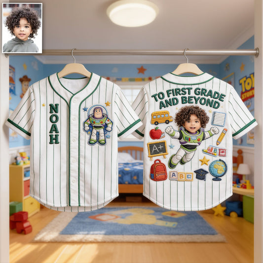 Back To School Gift For Kids - Personalized Kid Baseball Jersey