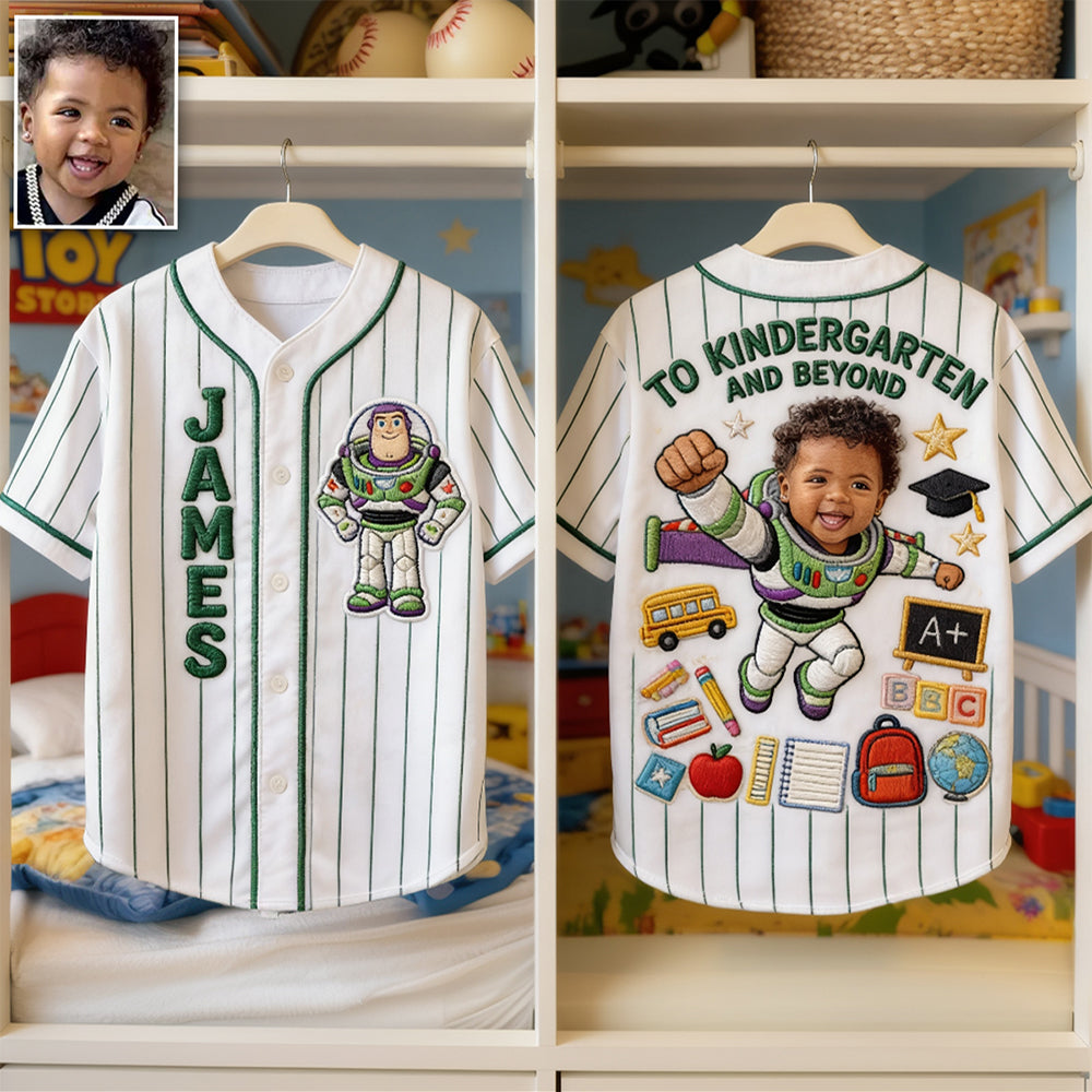 Back To School Gift For Kids - Personalized Kid Baseball Jersey